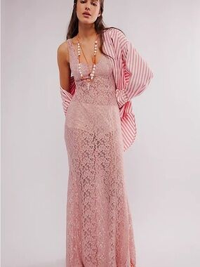 free people wanderer maxi dress Free People Wanderer Maxi Dress (size 4) Black With Gold Embroidery